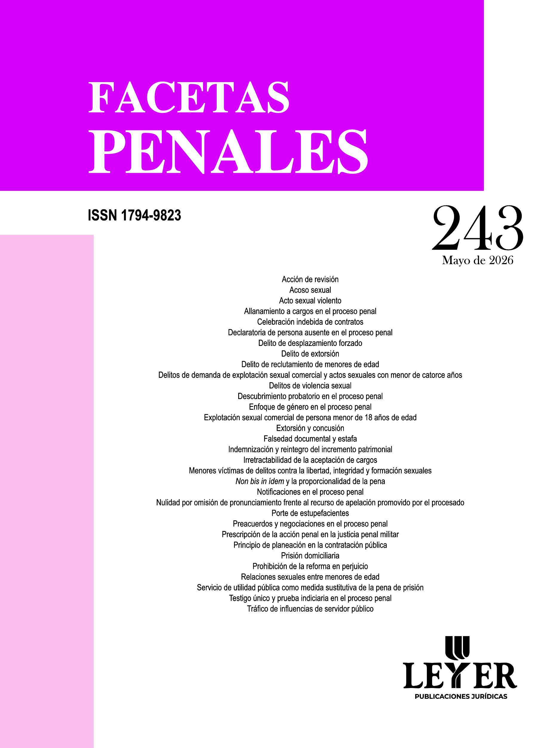 Facetas penales 243